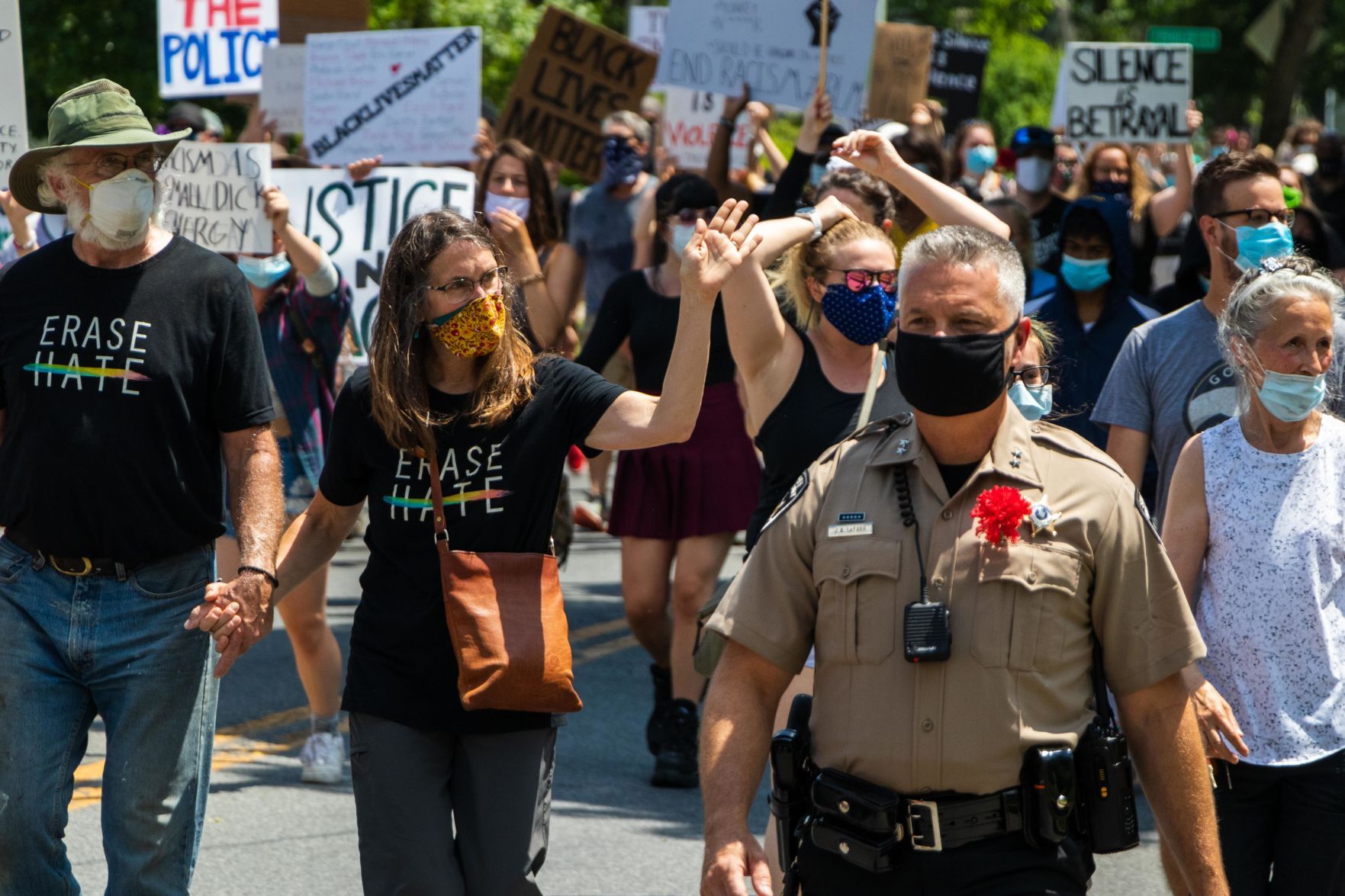 Thousands show up for peaceful rally and march in Glens Falls